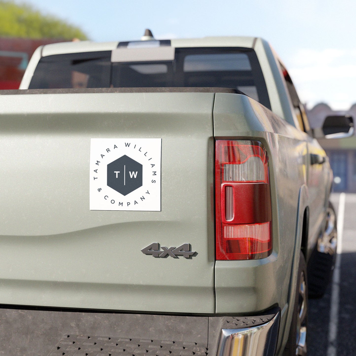 Square TWCO Car Magnets