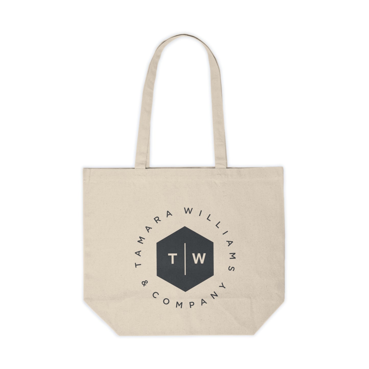 The Bright Side Canvas Shopping Tote