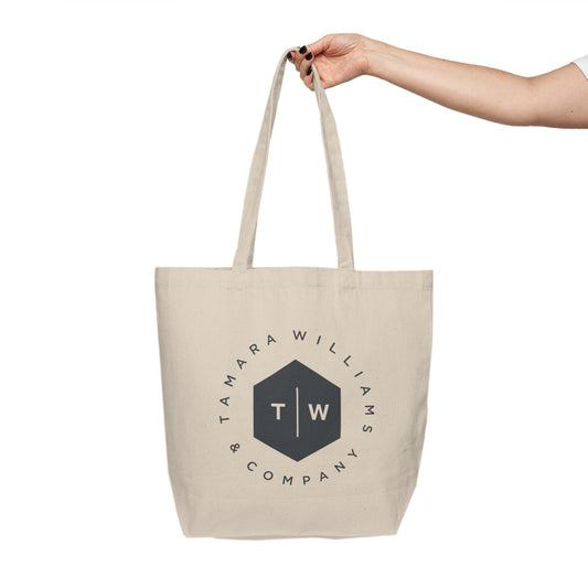 The Bright Side Canvas Shopping Tote